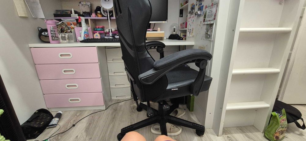 Łóżko piętrowe antresola z biurkiem i szafą