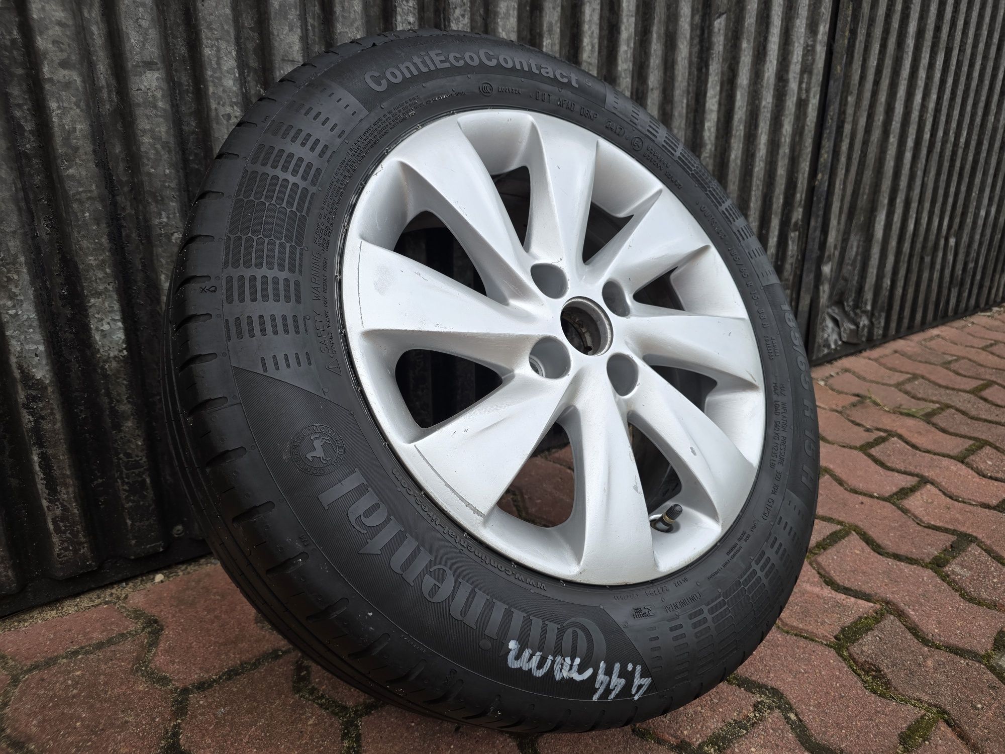 Pojedyncza felga koło zapas 185/65R15 Opel Corsa 4x100 Astra Meriva