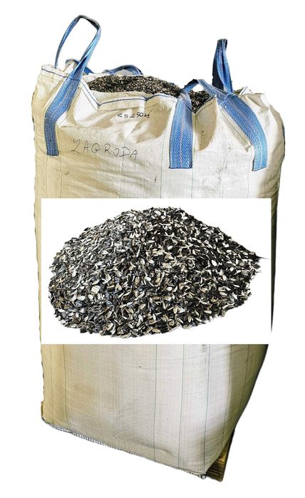 Łuska słonecznika 250kg 3000L BIG-BAG karma dla konia, suplement diety