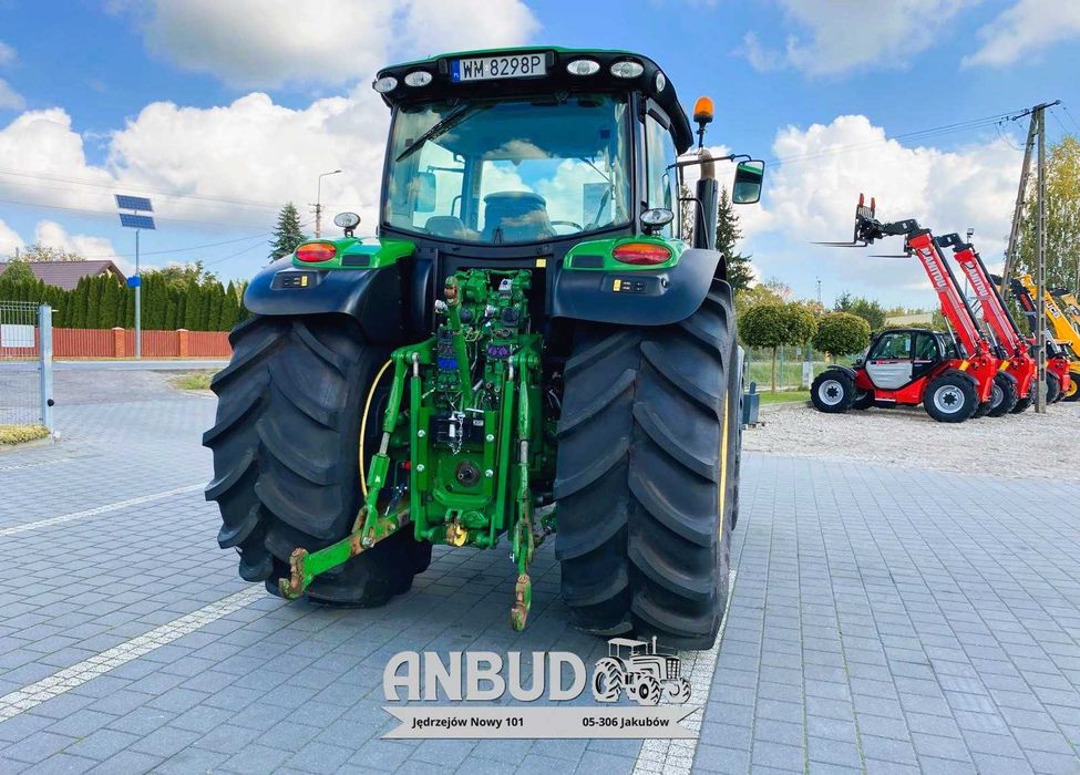 John Deere 6145 R  Firestone 100% 6150 Pneumatyka Tuz JD 6155 M