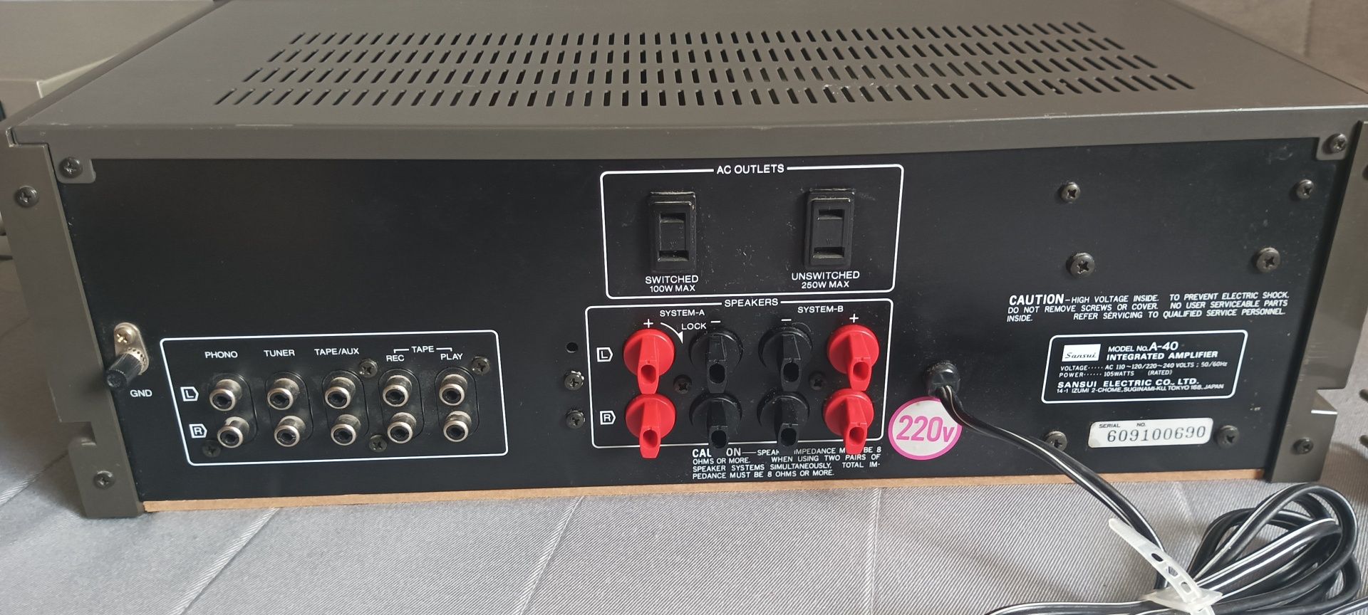 Wzmacniacz Sansui A-40