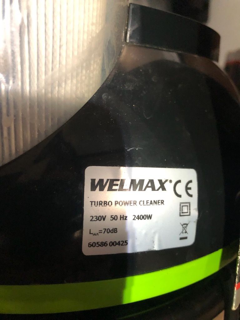 Odkurzacz piorący Turbo Power Cleaner by Welmax 2400W