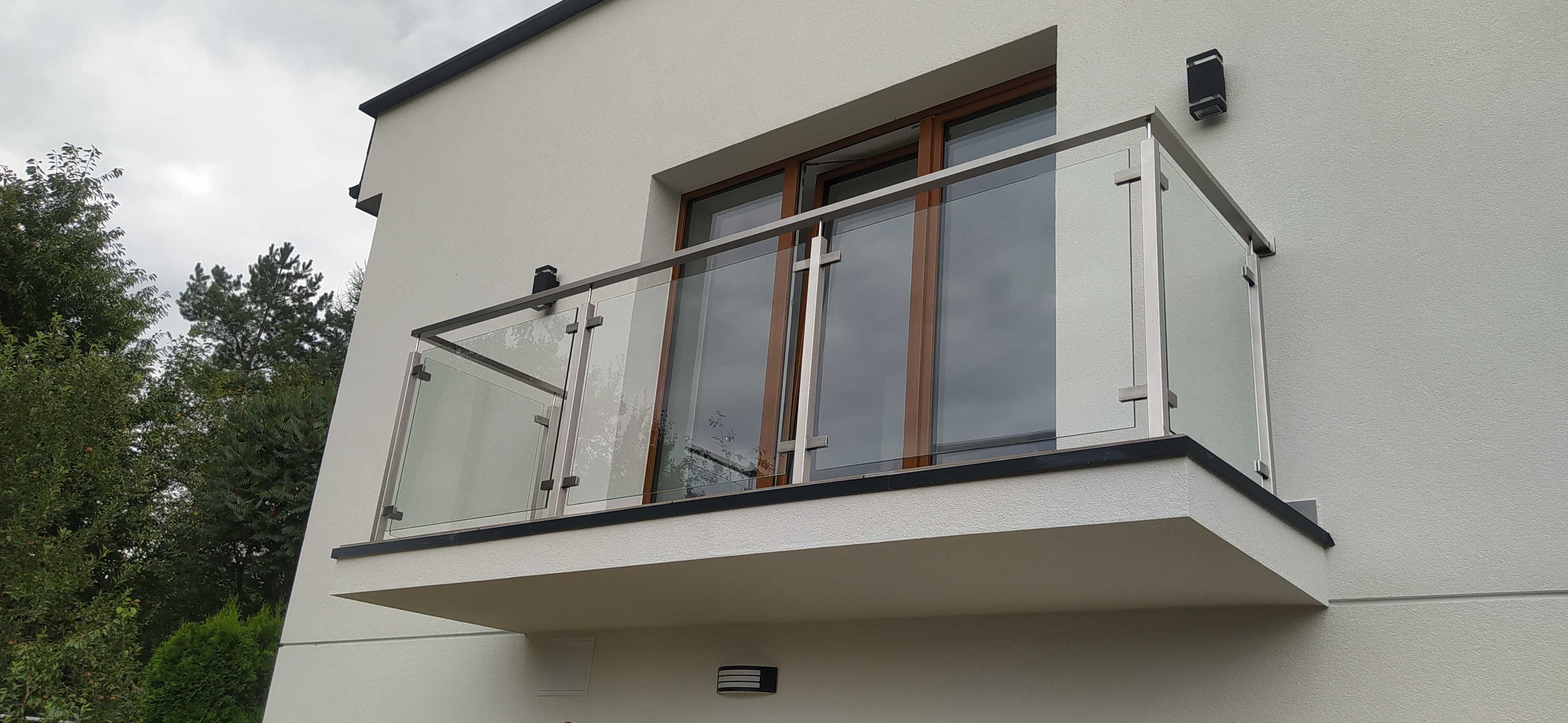 Balustrady nierdzewne i szklane, inox Skawina, Myślenice, Kraków
