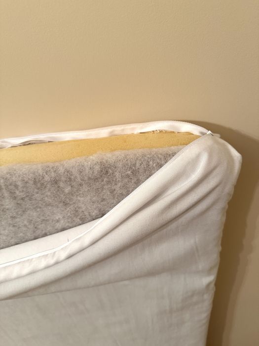 Sundvik, łóżeczko niemowlęce, dziecięce, 120x60, białe z materecem