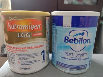 Mleko modyfikowane bebilon, nutramigen