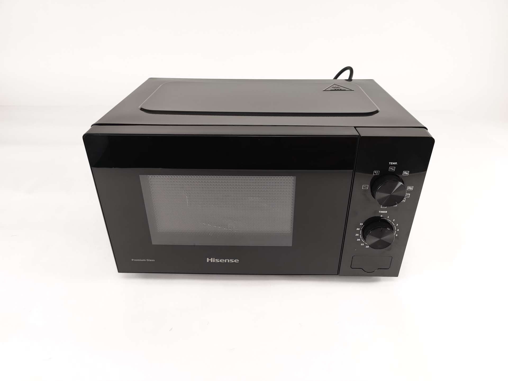 Hisense H20MOBP1G, Mikrofalówka z siatką, Pojemność 20 l, moc 700 W