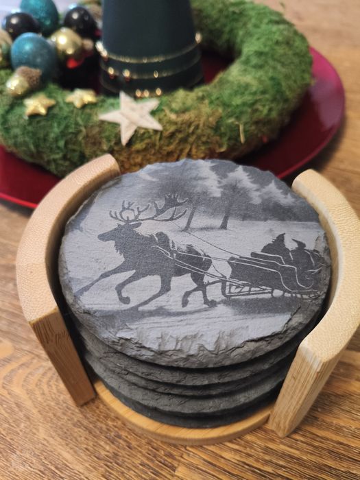 Kamienne podkładki na stół