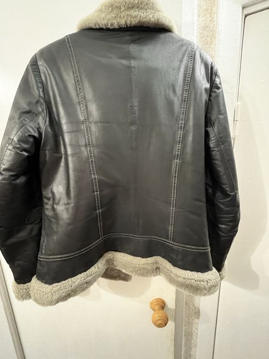 Натуральна дублянка, модель авіатор (пілот)