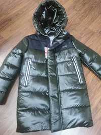 Зимова довга куртка для хлопчика  Виготовлена з якісної плащечки