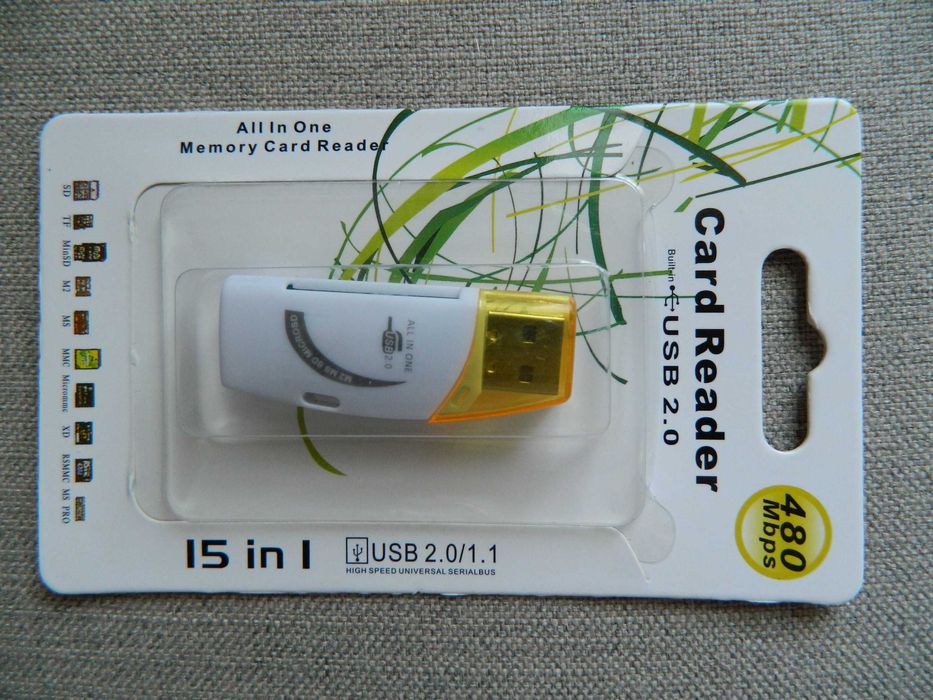 Card Reader USB 2/0 480 Mbpg Кард ридер