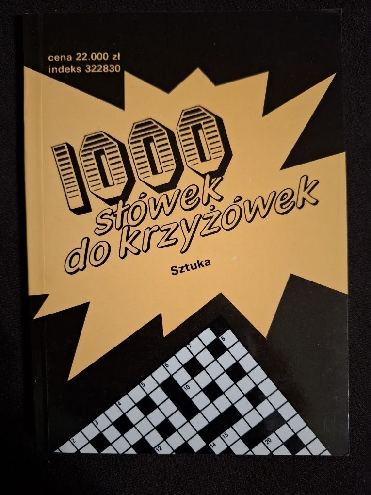 1000 słówek do krzyżówek - zestaw 3 części