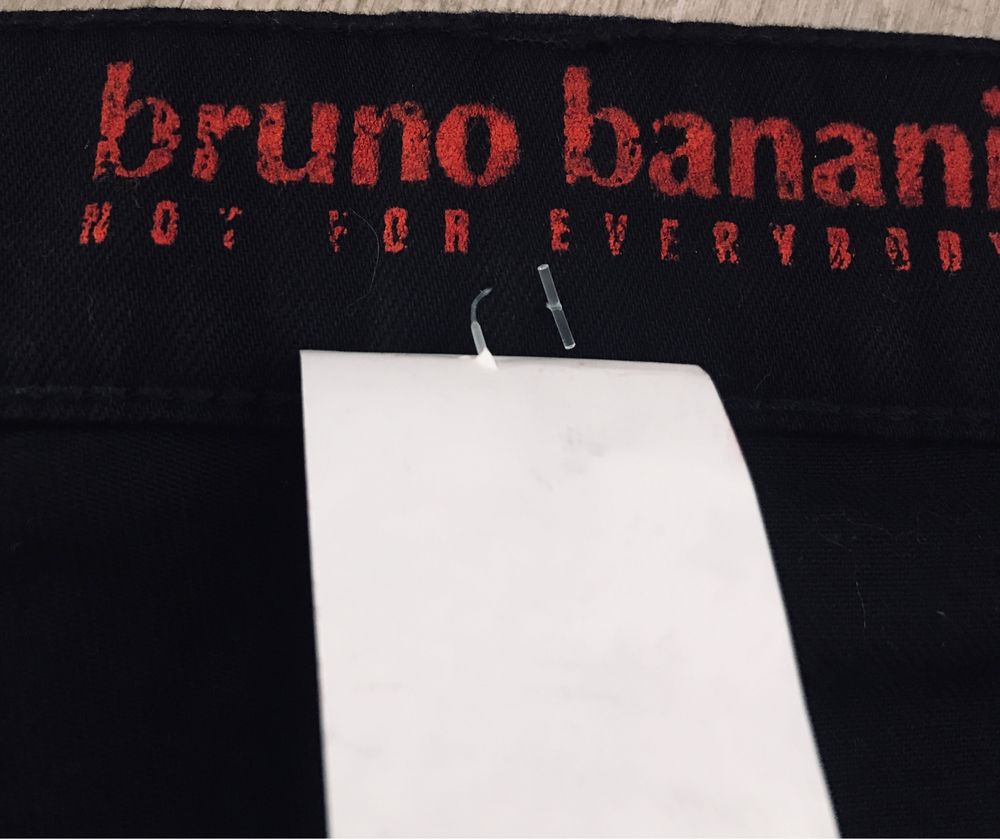 Spodnie Bruno Banani czarne Denim jeansowe luksusowe