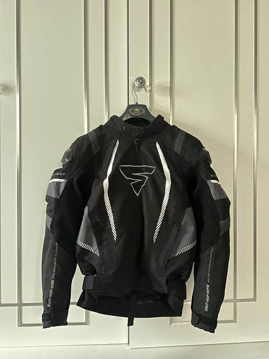 Kurtka motocyklowa Shima Solid Pro S czarno-szara – stan bardzo dobry