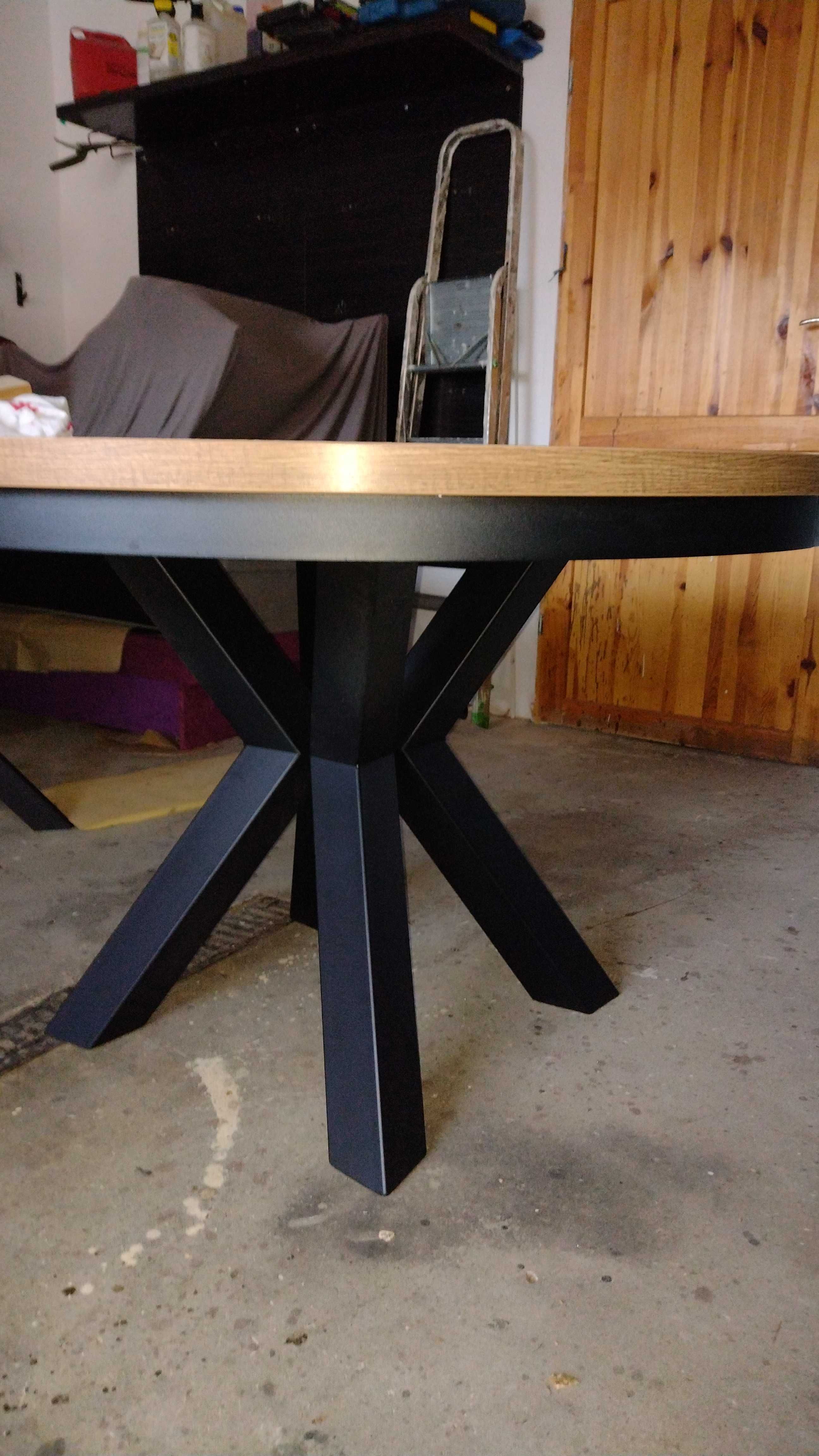 Stół rozkładany ciemny dab