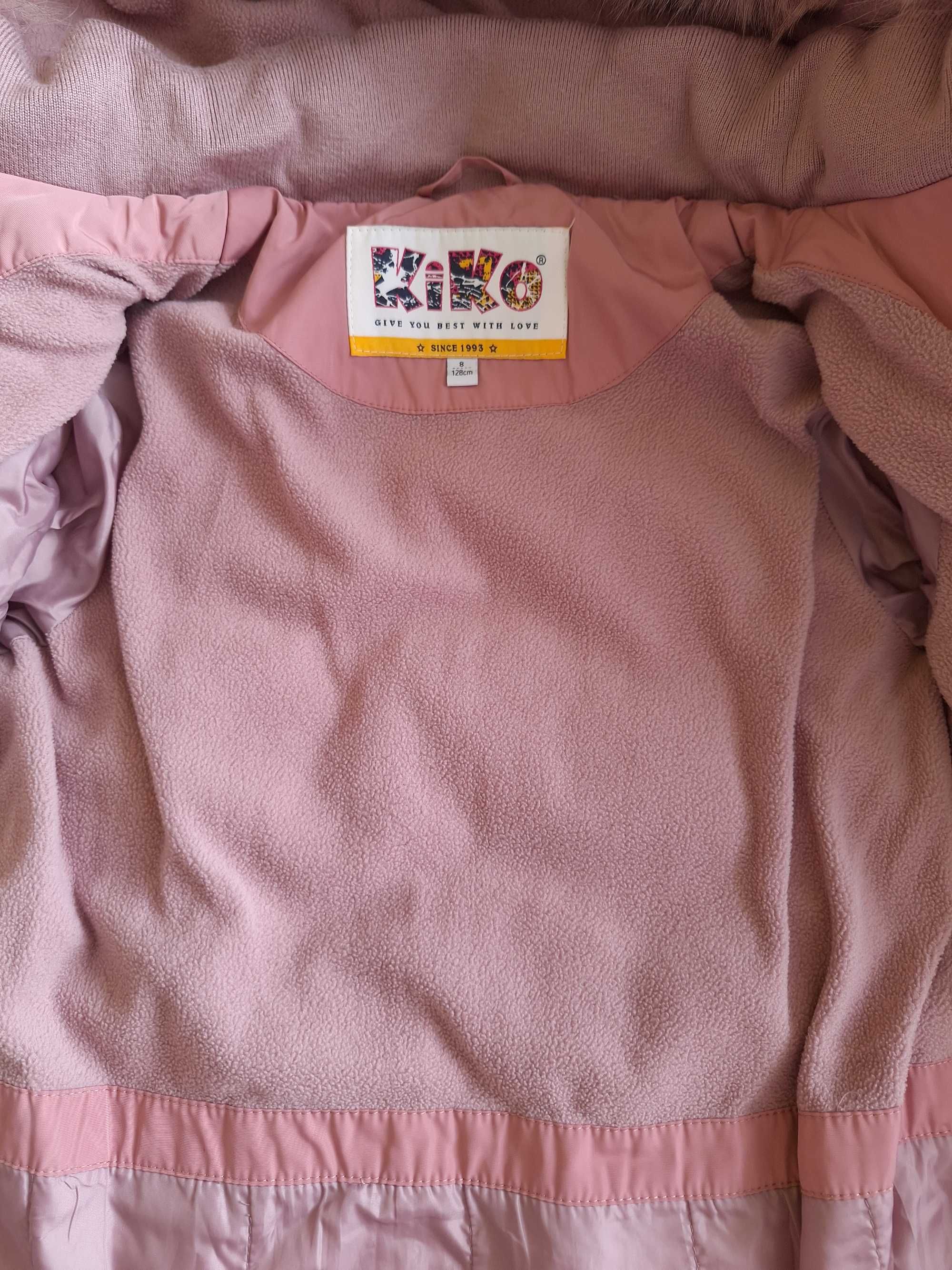 Kiko 128р. 7-8р. зимове пальто пуховик куртка зимнее