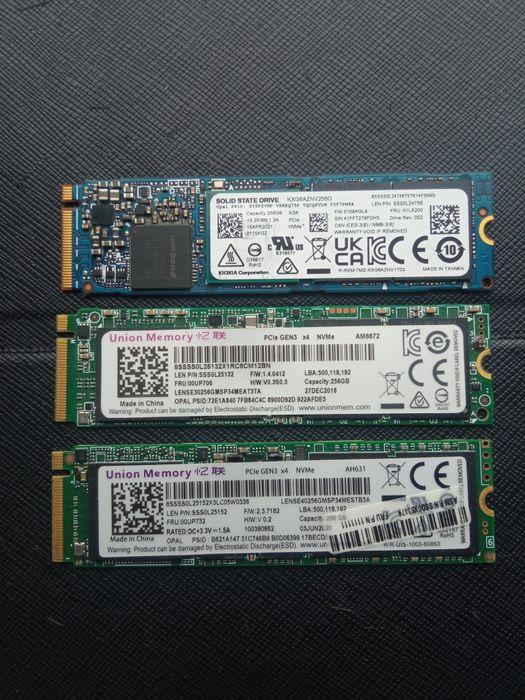 SSD диск Kioxia 256Gb NVMe PCIe M.2 2280