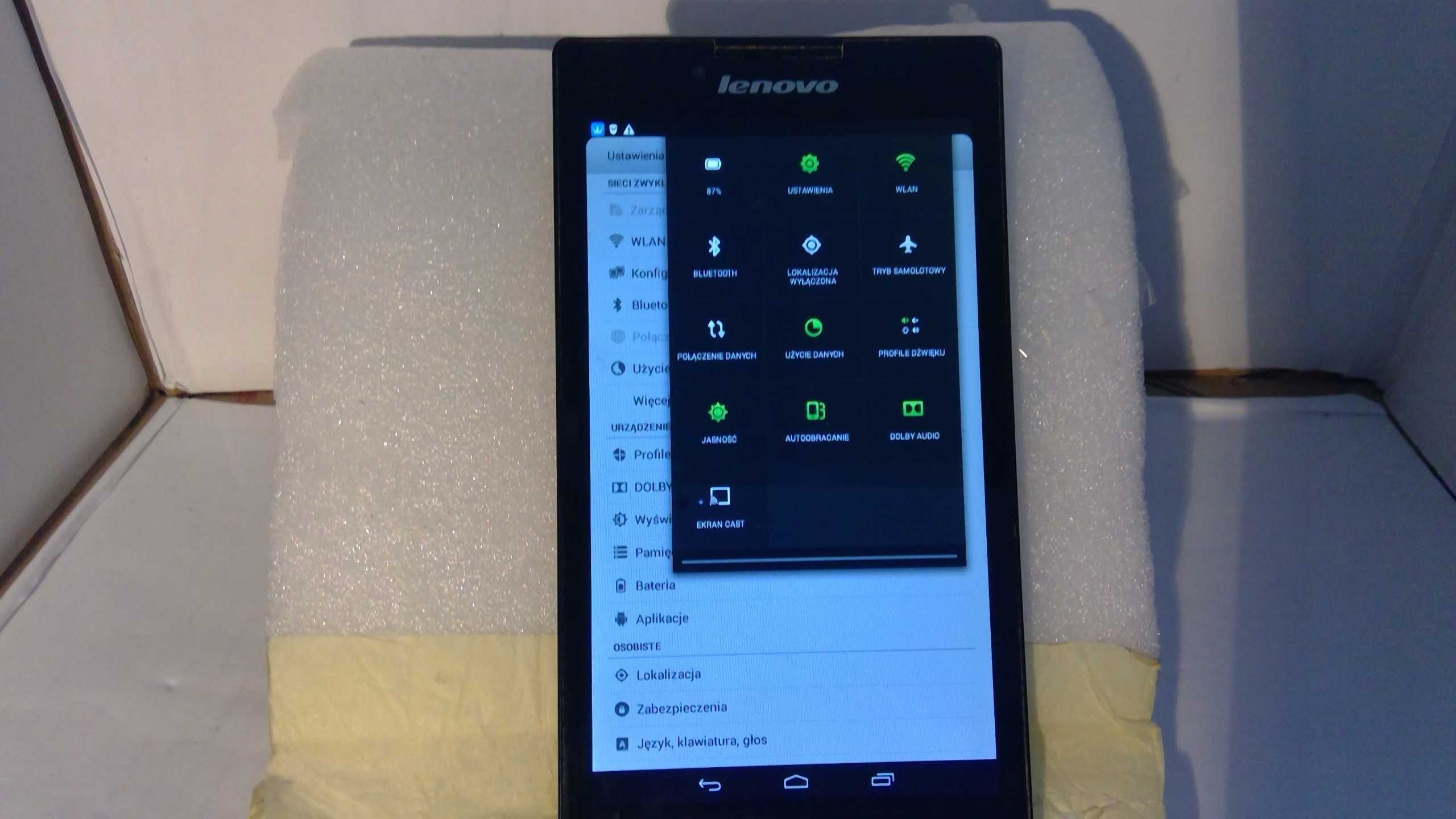 Tablet Lenovo TAB2 A7-30D 7" nr1263
