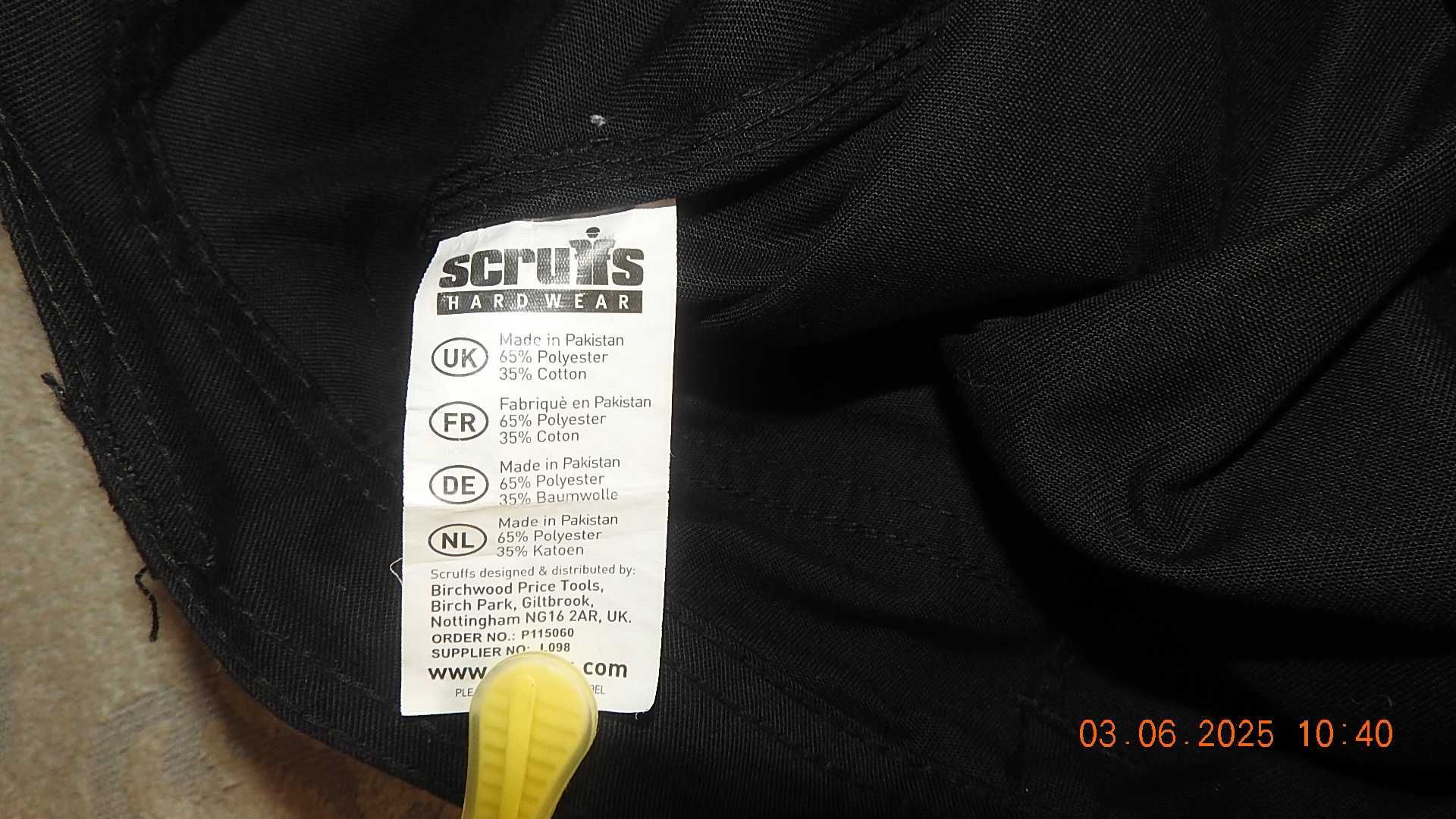 Брюки рабочие Scruffs,р-р 34 (наш 48-50),в идеале.