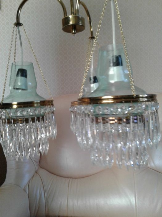 Люстра хрустальная Чехия без деффектов чистая