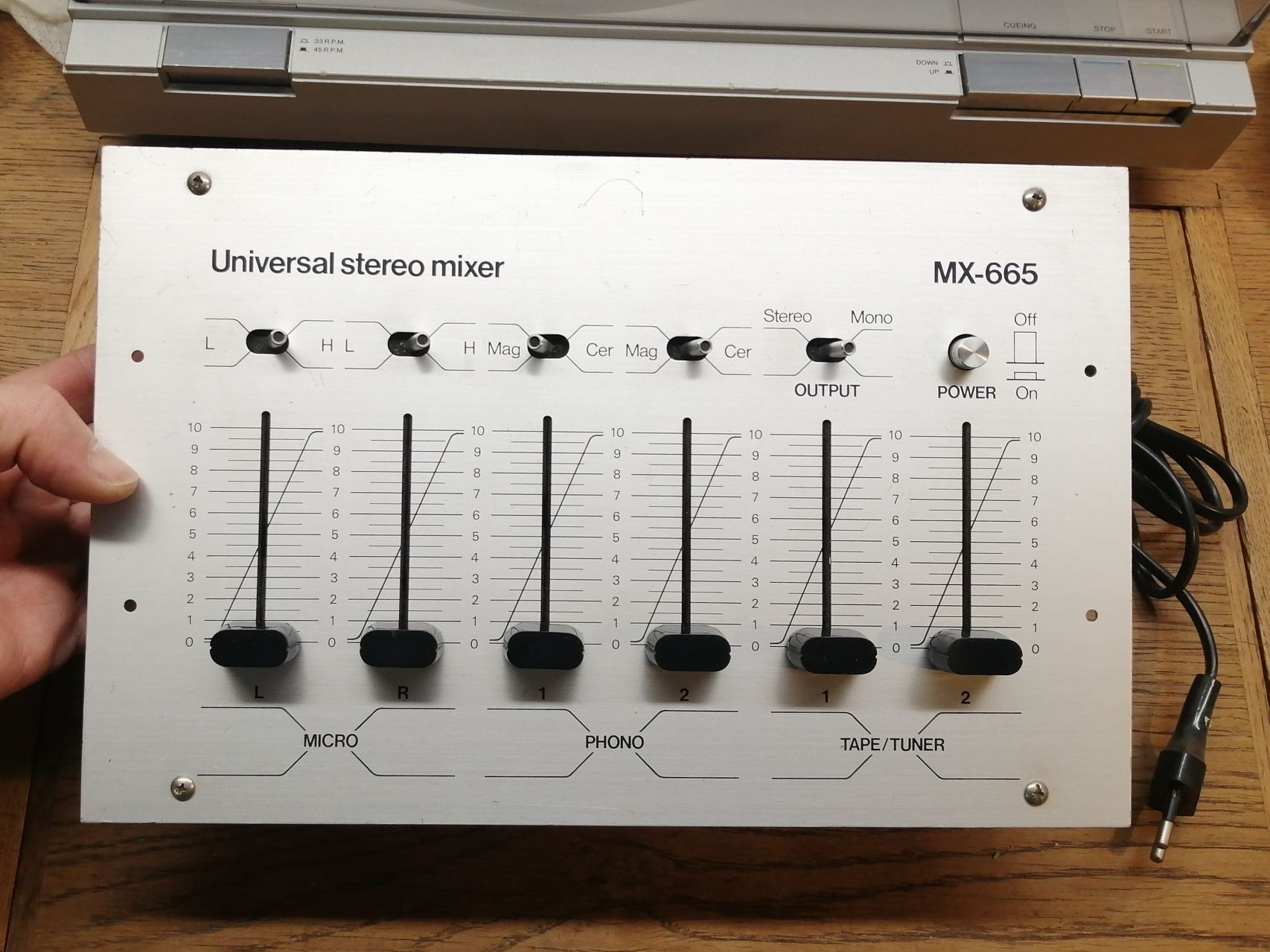 Universal stereo mixer MX-665 Japoński uniwersalny mikser