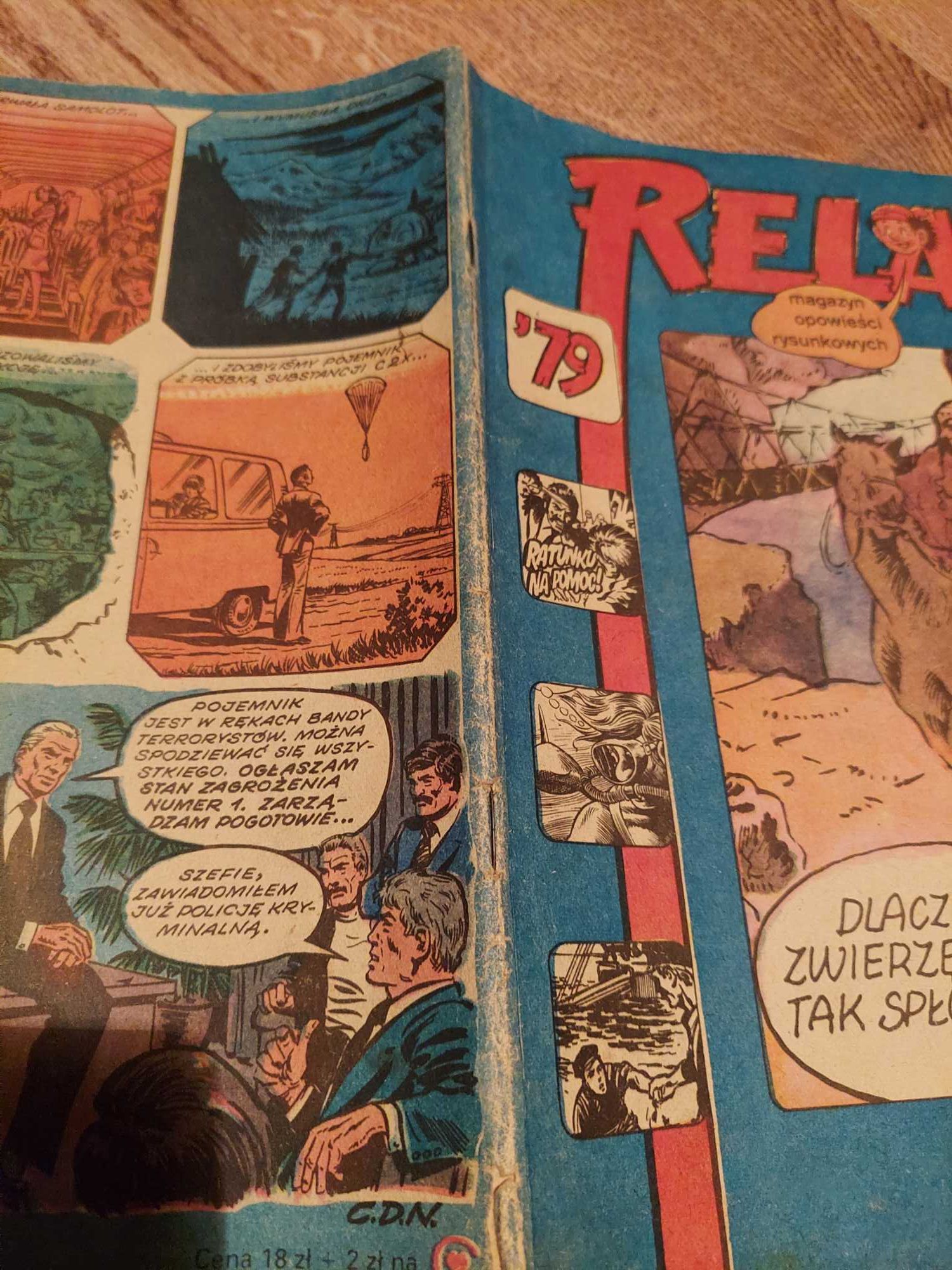 Komiks Relax nr 24 wydanie1 z 1979r