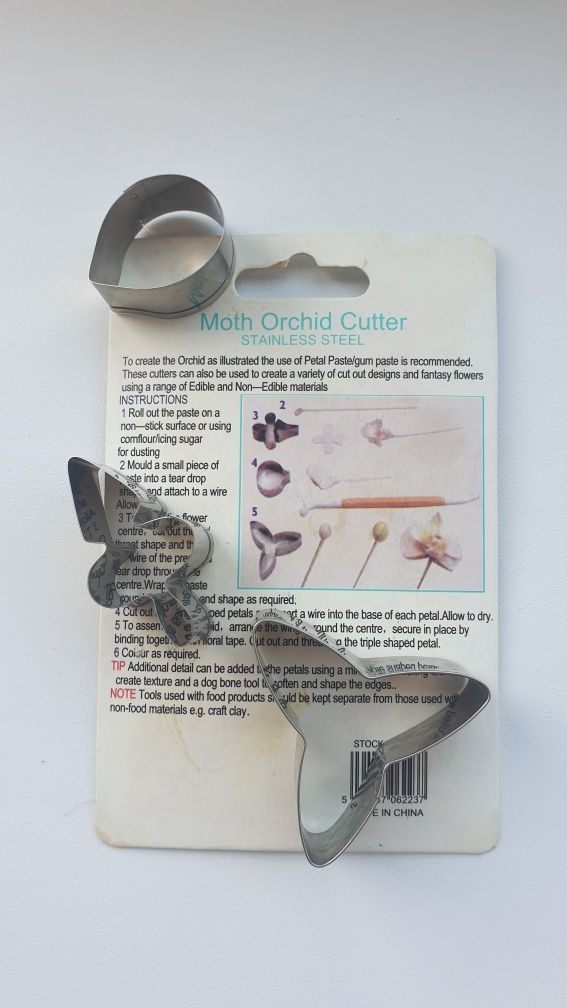 Форма для мастики Орхідея метал набір форм каттери металеві