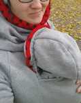 Bluza dla dwojga Greyse/ bluza do chustowania