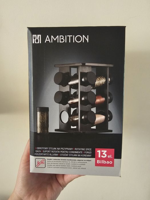 Obrotowy stojak na przyprawy