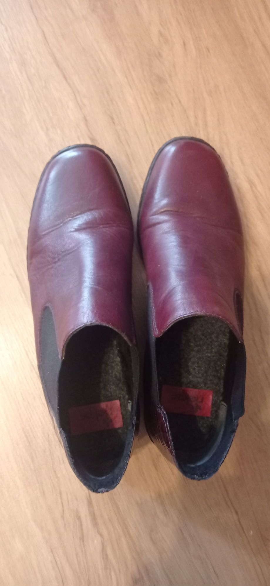 Buty Rieker burgund jak nowe