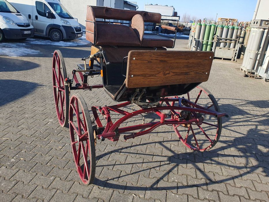 Bryczka spaider powóz  treningowy para i singiel