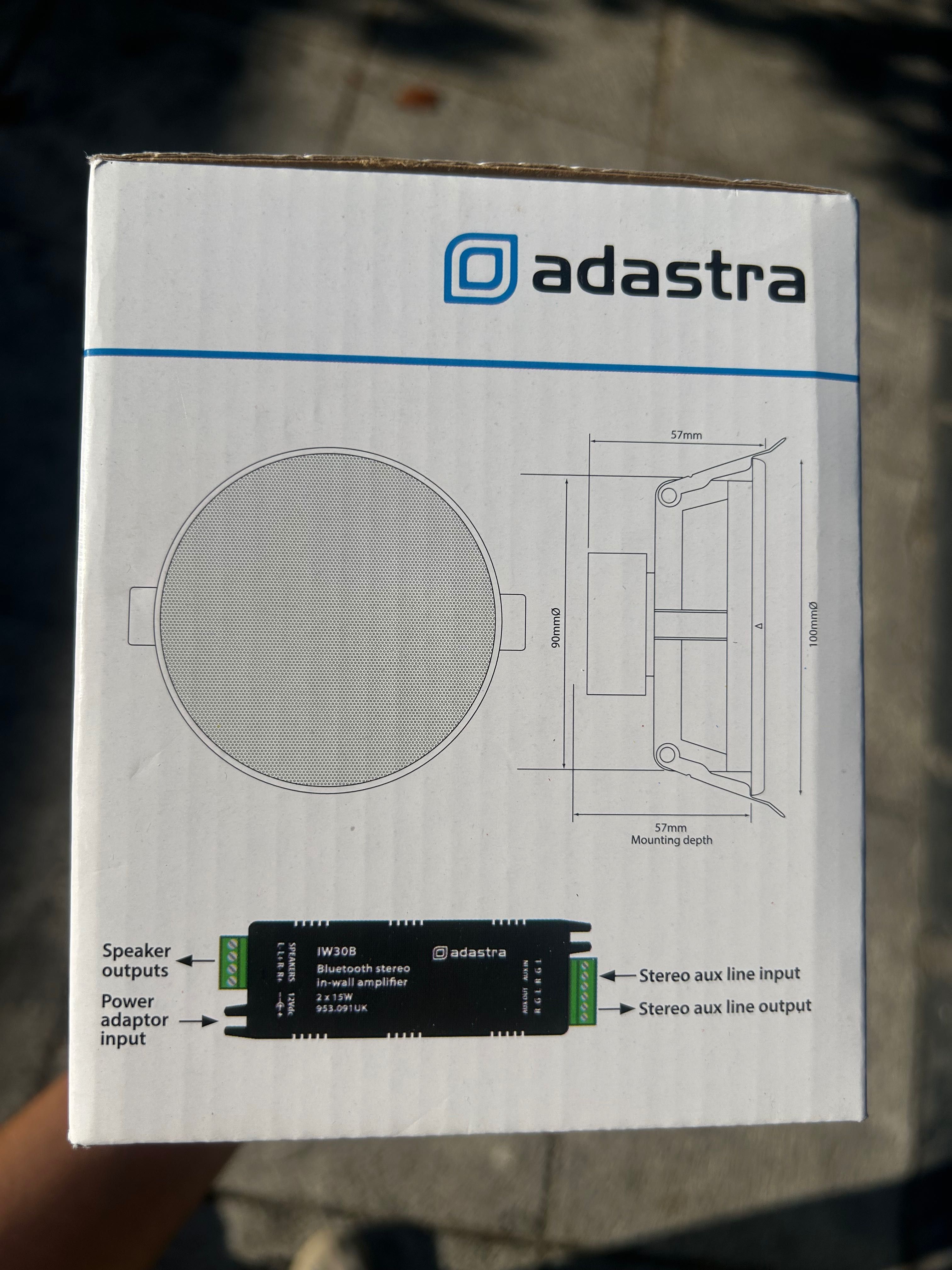 Amplificadores/ colunas de som para teto com altifalante | Novo