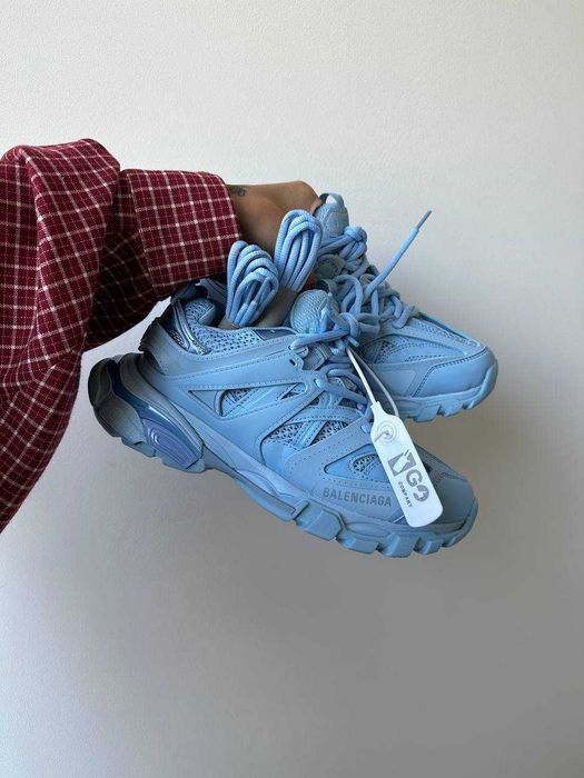 Женские кожаные кроссовки Balenciaga Track шкіряні баленсіага трек