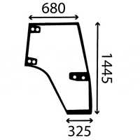 Szyba drzwi prawe Steyr M CVT MT 9080 , 9085 , 9090 , 9095 , ACX544