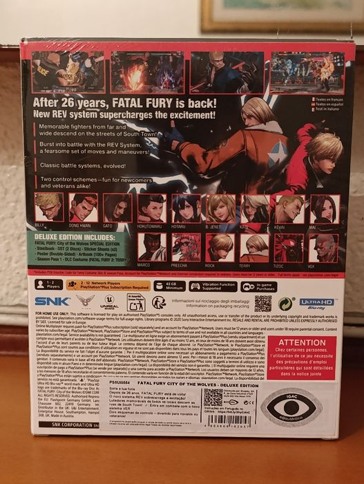 Fatal Fury City of the Wolves Deluxe Edition PS5 PlayStation 5