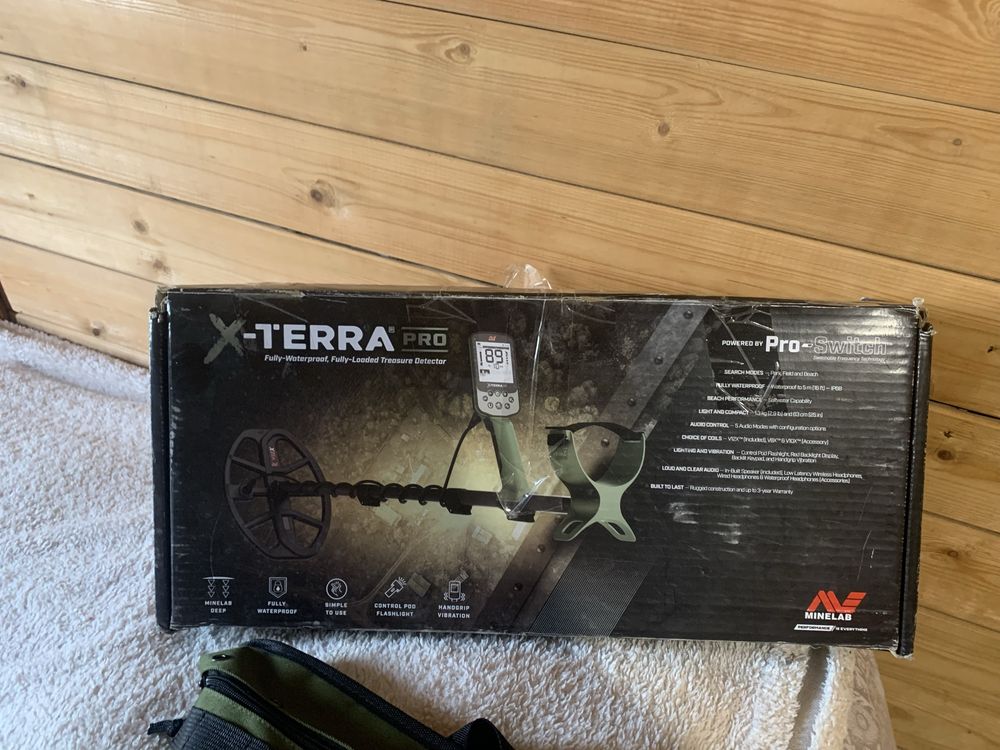 Minelab x-terra pro металошукач + пінпоінт+сумка