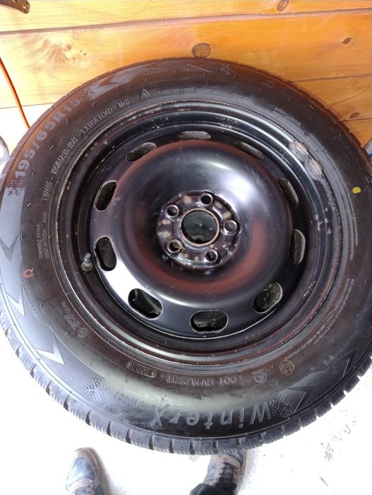 Koła zimowe z 2024 r. 5x100 VW. Skoda seat 195/65 15