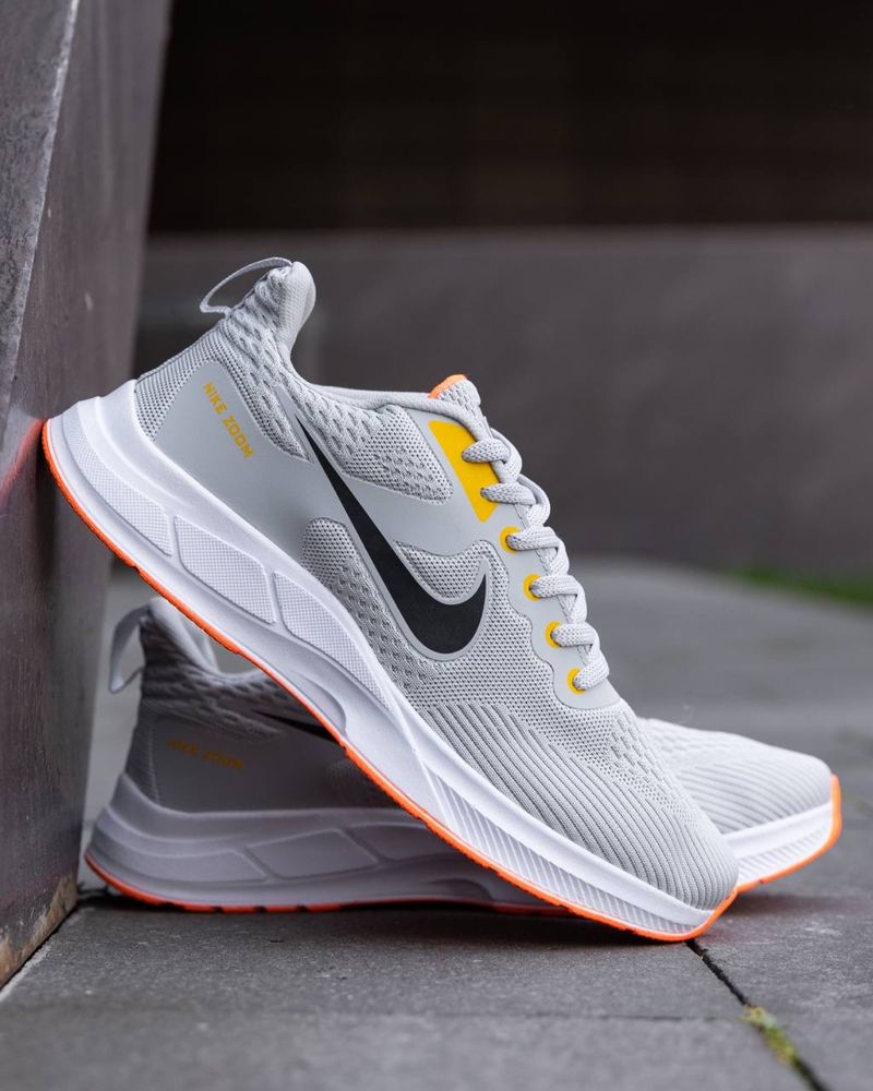 Мужские кроссовки найк зум Nike Zoom Silver Orange 40,41,42,43,44