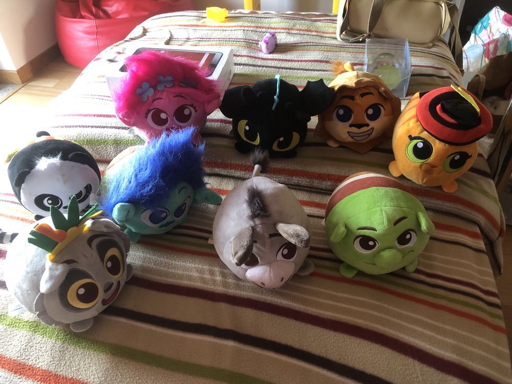 coleção de peluches dos heróis mini preco