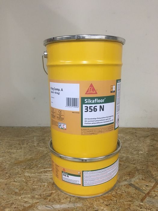 Поліуретановий прозорий лак та матовий фінішний шар  Sikafloor 356 N