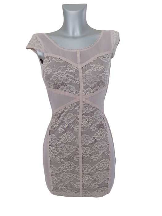 Нічні сорочки з мереживом H&M Divided р.42 і р.50 бежеві