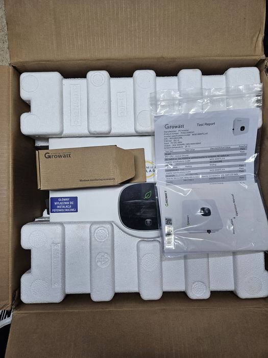 Falownik Growatt MOD 6000TL3-X 6KW oraz moduł wifi