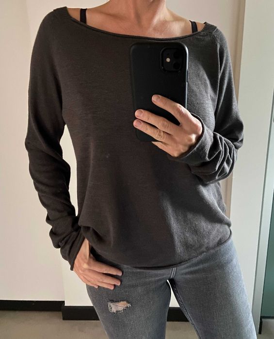 H&M Logg cienki sweter oversize rozm M