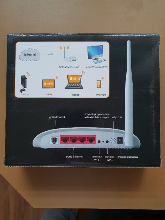 TP-Link Router Orange