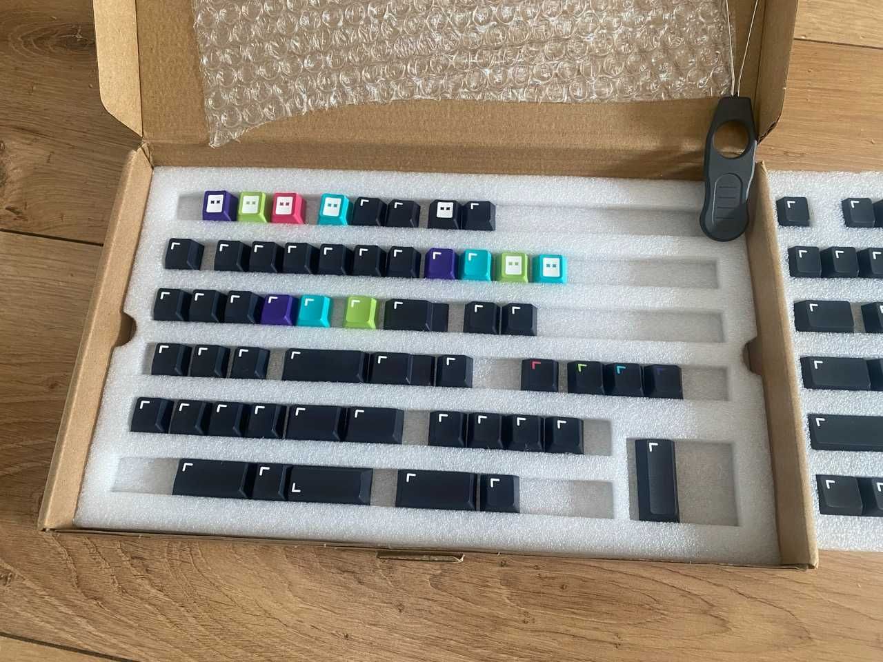Klawisze Keycaps Pixel PBT Cherry Profile Do Klawiatury Mechanicznej