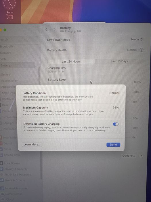 MacBook Air 15” (M2, 2023) – 8GB RAM, 256GB SSD – Bateria 95%