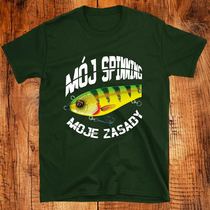 Koszulka wędkarska, Koszulka na ryby, koszulka spinningowa, spinning