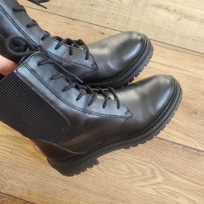 Geox шкіряні жіночи черевики берці ботинки 37р