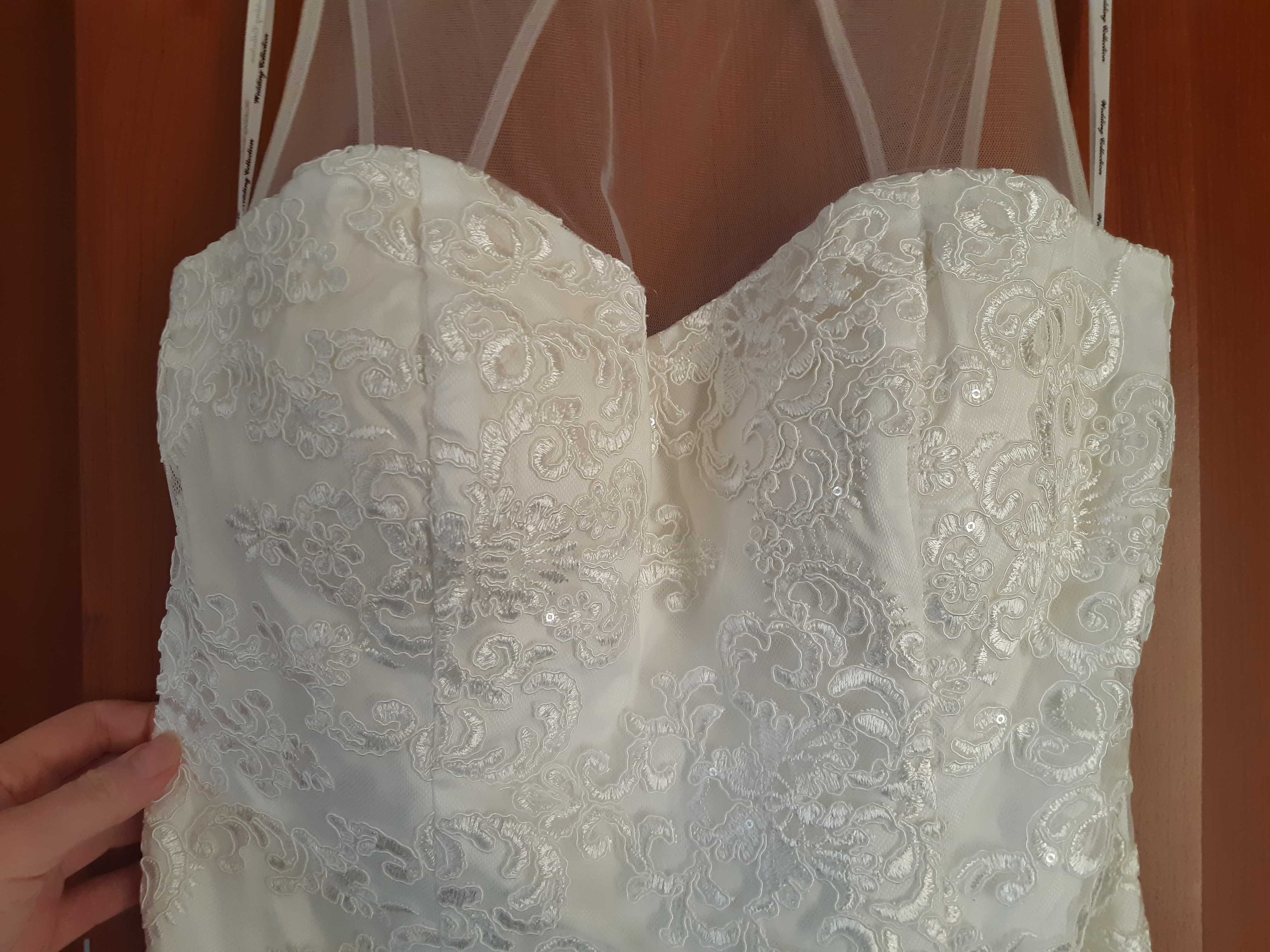 Suknia ślubna z haftem rozmiar 36 Orsay