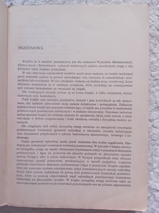 Geometria wykreślna Zbigniew Lewandowski