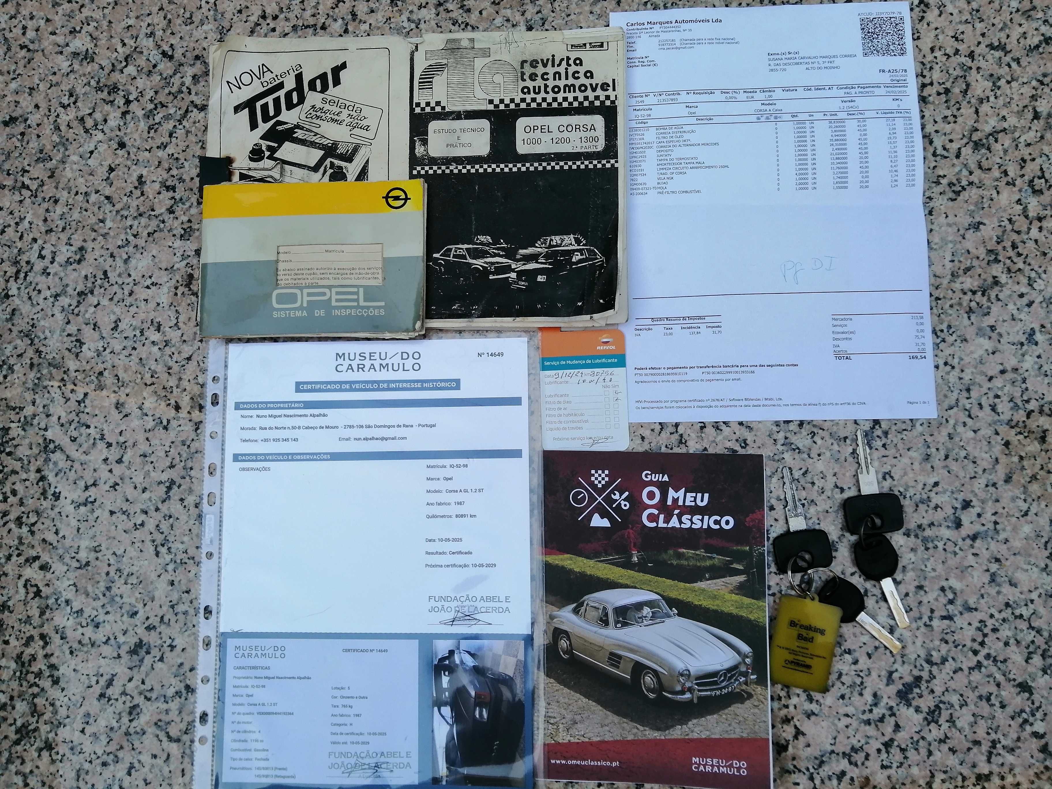 Opel Corsa 1.2 Clássico Certificado 80.000km